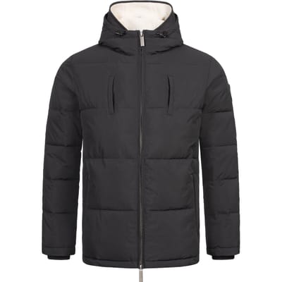 Alessandro Salvarini Heren Winter Gewatteerde Jas AS-457 – 2in1 Met Uitneembare Teddyfleece & Dubbele Capuchon