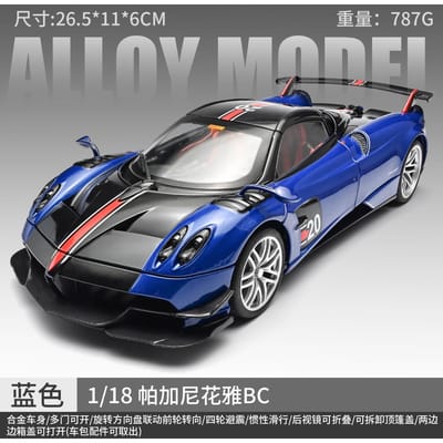 1:18 Pagani Huayra Bc Ultieme Superauto Legering Metaal Diecast Modelauto Simulatie Voertuig Huis Trendy Ornamenten & Computer Hobby