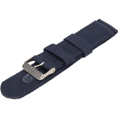 Blauwe Snelontgrendelende Horlogeband Vervanging Zacht Nylon Canvas Horlogeband Accessoire voor Mannen Vrouwen 22mm black