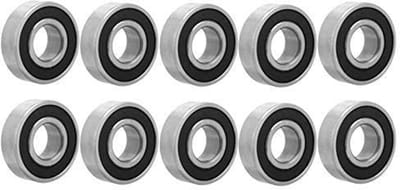 Cosensi - Dailygoods - 6202-2RS Dubbelzijdige Rubber Afgedichte Kogellagers 10-delig