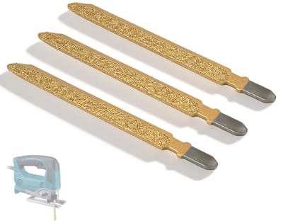 Professionele set van 3 diamantdecoupeerzaagbladen van 100 mm voor graniet, marmer en keramiek snijden