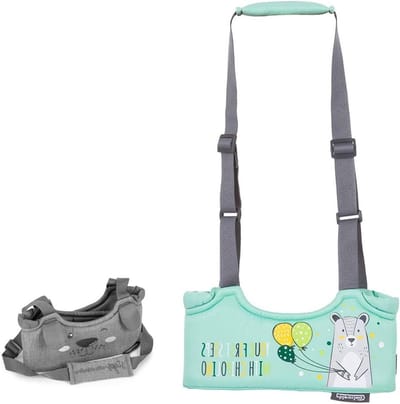 Baby Loophulp - Looftrainers - Baby Leren Lopen - Comfortabel voor baby - Verstelbaar - Lichtgroen