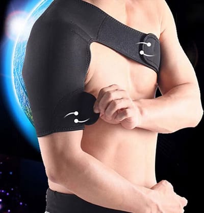Actie4you® - Schouderbrace Orthopedisch voor Rechterschouder - Schouderbrace - Met Verstelbaar Klittenband – Schouder Pijn - Schouder hulp - One Size – RECHTS - Zwart