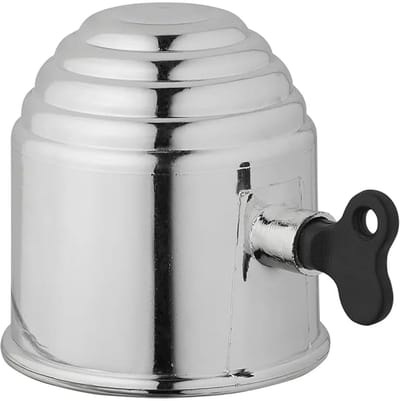 Famanu - Trekhaakbeschermkap zilverkleurig met slot, rubber/kunststof Ø50 mm, universeel voor auto of camper