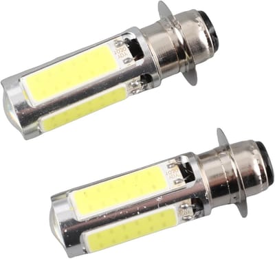 Heldere COB H6M 5 Motorrichtingverlichting - Twee Witte LED Lampen voor H6M/PX15d/P15D25-1 Sockets, Perfect voor Motorfietsen en Verlichting