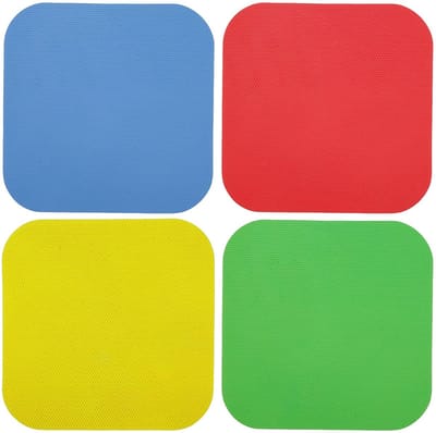 Dailygoods- Potgrijper Rubber - 4 Stuks - Flesdekselopeners - Onderzetterpads - Antislip Pads - Geschikt voor Artritis - Flesopener
