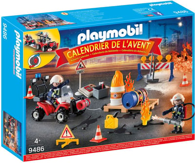 PLAYMOBIL  Adventskalender "Interventie op de bouwwerf" - 9486
