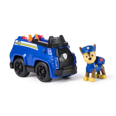 PAW Patrol - politieauto van Chase speelgoedauto met verzamelfiguur duurzaam speelgoed