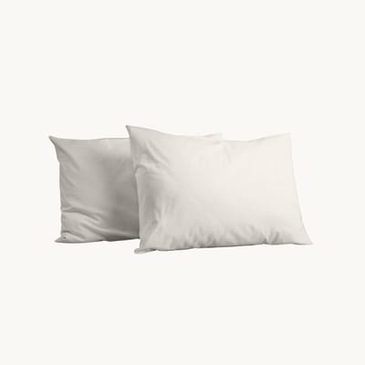 Y-NOT Kussenslopen Set - Mat Satijn Offwhite - 60x70 cm - 2-pack - Zachte Kussenhoezen voor Comfortabele Nachtrust