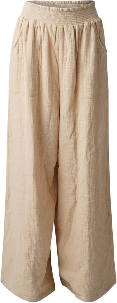 Brunotti - Catalina - Broek Beige - Dames - 100% Katoen - High waist fit - Loose Fit - L