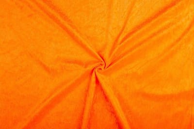 Velours de panne stof - Oranje 36 - 1 meter