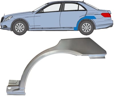 Reparatiepaneel achterspatbord voor Mercedes-Benz E-Class W212 2009-2016 / Links