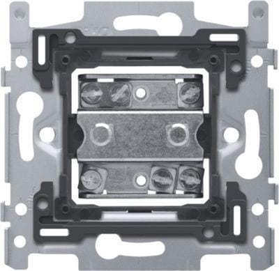 Niko 170-09510 NIK SOKKEL AANSL 2XPOT VER - wandcontactdoos