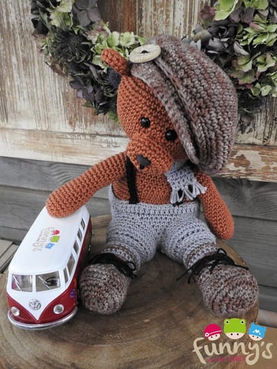 Haakpakket Funny bear Benny