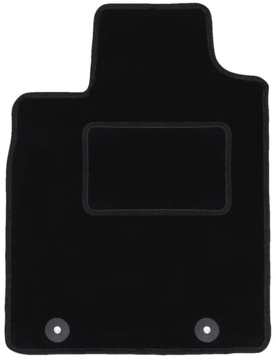 Bestuurdersmat zwart voor: Dacia Sandero I hatchback, Stepway (2008-2013)