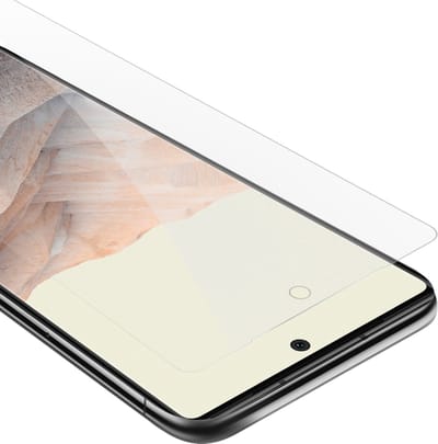 Cadorabo Screenprotector geschikt voor Google PIXEL 6 PRO - Pantser film Beschermende film in KRISTALHELDER Geharde (Tempered) display beschermglas in 9H hardheid met 3D Touch