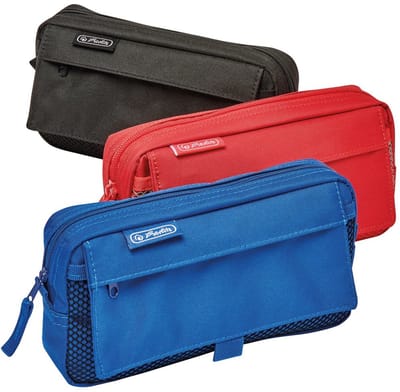 Herlitz 10312734 schooletui Zachte etui Polyester Verschillende kleuren