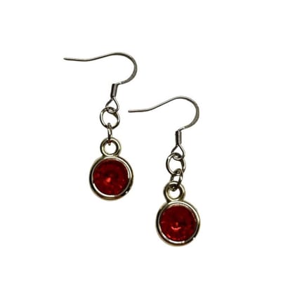 2 Love it Bling - Oorbellen - Stainless steel - Licht roze - Zilverkleurig