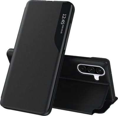 Hoesje geschikt voor Samsung Galaxy A36 - Techsuit eFold Book Case - Zwart