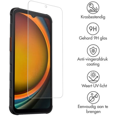 Accezz Screen Protector - Geschikt voor Samsung Galaxy Xcover 7 Pro / Xcover 7 - Gehard Glas Screenprotector