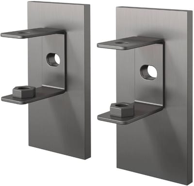 Linea Muurbeugel Graphite | Donkergrijs | Staal