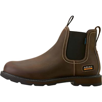 Leren werklaarzen Ariat Groundbreaker Chelsea Soft Toe Work Boot