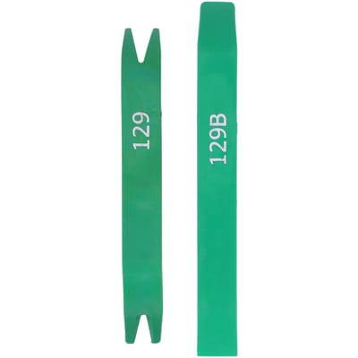 2 Stuks Auto Bekleding Verwijderingsgereedschap Set ABS Taaiheid Recht Gebogen Auto Wrikgereedschap Kit voor Deurpaneel Audio blue
