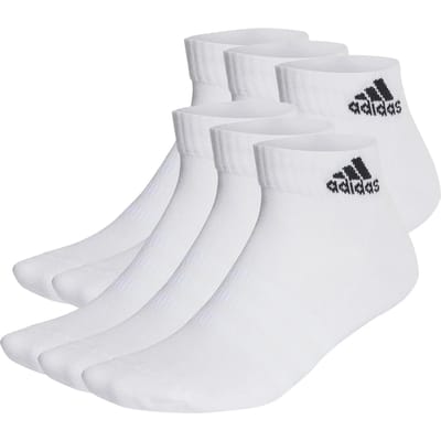 Adidas Sportswear Gevoerde Sportswear Enkelsokken 6 Paar - Unisex - Wit