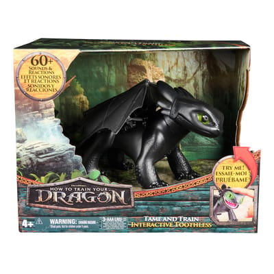 How To Train Your Dragon - Hoe Tem Je Een Draak - Interactieve Tandloos Draak met 60 Geluiden en Reacties - Speelgoed