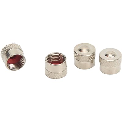 4pcs Cache-valve de roue 36121120779 Bouchons de tige de valve de pneu anti-poussière pour accessoires de voiture beige