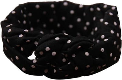 Baby haarband met nopjes zwart - DisQounts
