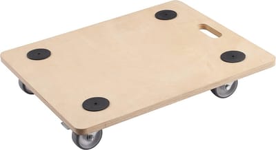 Transportstep voor Meubeltransport - Houten Kistroller 590 x 490 mm