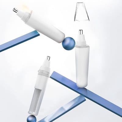 Neushaartrimmer Elektrisch - Neus Haar Trimmer - Snel Verzorgen - Roestvrij Staal Blad - Wit