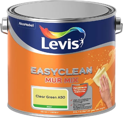 Levis - Easyclean Mur Mat Mix - Clear Green A50 - Mengverf - 2,5 L