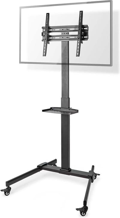 Nedis TV Standaard - Verrijdbaar - 32 - 55 inch - Max 35 kg - Kantelbaar - Hoogte Verstelbaar