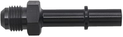 Dailygoods - Brandstofslangconnector - Aluminium adapter - Zwart - Snelkoppeling - Geschikt voor 5/16-3/8 brandstofslangen
