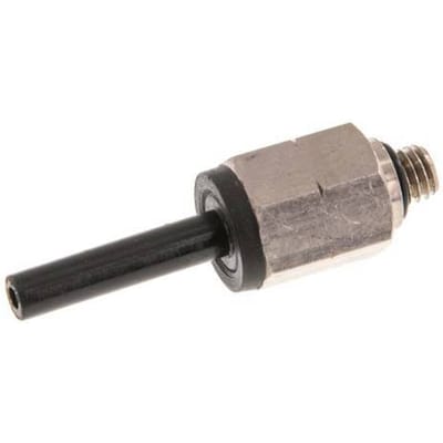 5/32'' x UNF 10-32 insteekfitting Messing/PBT NBR [2 Stuks]