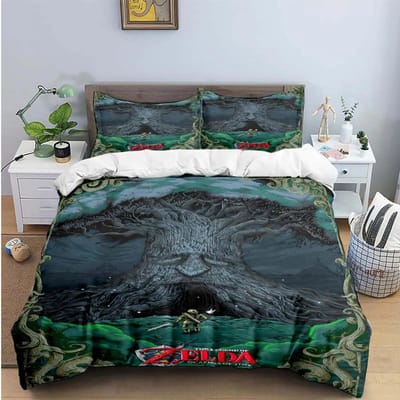 Prachtige Spel Z-Zelda Beddengoed Sets Prachtige Set Dekbedovertrek Beddekenset Beddengoed Set Luxe Cadeau Huis Textiel 180*220cm 3pcs