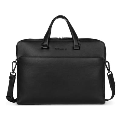 bugatti business tas aktetas met laptopvak Black Briefcase Black zwart