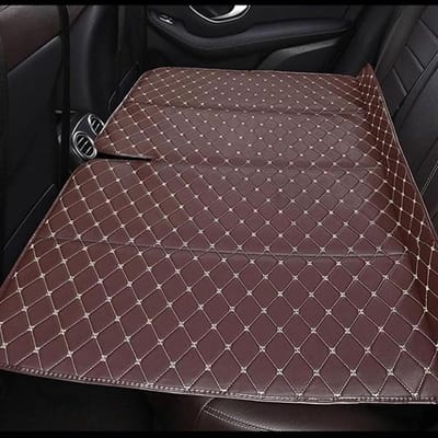 Auto Slaapmatras - Kampeer Bed - Reizen Comfortabel - Niet-opblaasbaar - 128 x 80 cm - Zwart