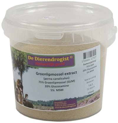 Glucosamine Supplement Dierendrogist - Ontstekingsremmend Gewrichten - 400 gram voor Hond en Kat