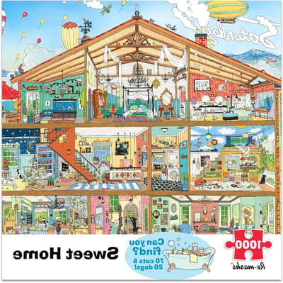 Thuis Puzzel - Legpuzzel Boerderij - Ontspanning Thuis - 1000 Stukjes - 68 x 49 cm