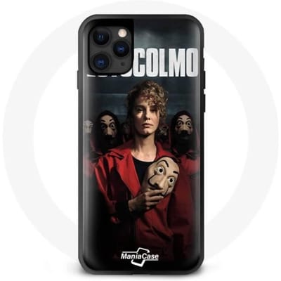 Coque - La Casa De Papel - Iphone 12 Mini - Souple - Noir - Mixte