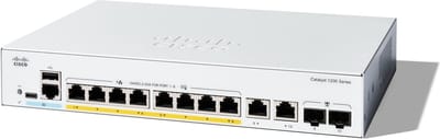 Cisco C1200-8P-E-2G - Netwerkswitch - Managed - Power over Ethernet (PoE) - Wit