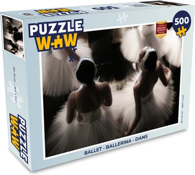Puzzel Ballet - Ballerina - Dans - Legpuzzel - Puzzel 500 stukjes