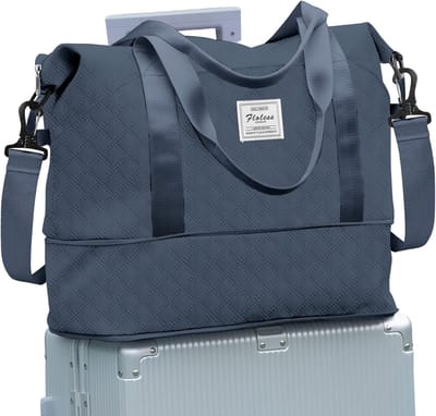 Thijox - Reistas Dames Sporttas 40x20x25 cm, Ryanair Handbagage Weekendtas, Waterdichte Zwemtas, Fitness- en Trainingstas voor Reis en Sportschool, B9