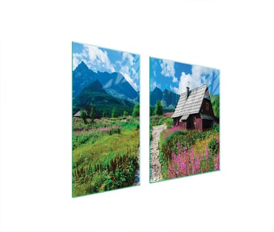 TMK ArtDeko - Snijplank - 90x52cm - Gekleurd - Veelkleurig - Glas