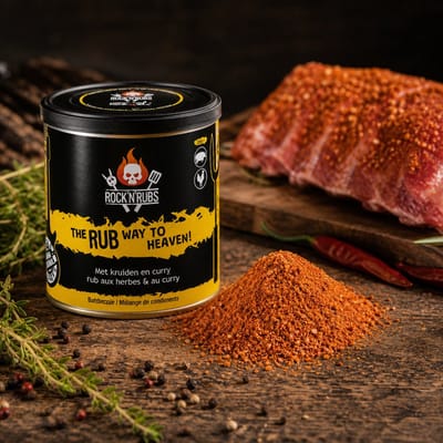 Rock 'n' Rubs Rubway to Heaven - BBQ Rub - 140g - Kruidig met Curry