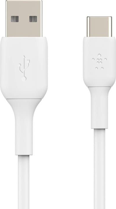 Belkin BOOST↑CHARGE - USB-A naar USB-C Kabel - 0,15 Meter - 12W - Wit