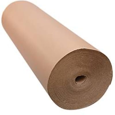 Rol golfkarton, L 70 m x B 1200 mm, 100 % gerecycled golfkarton